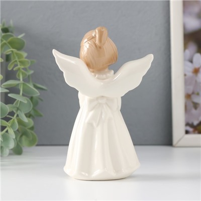 Сувенир керамика "Девочка-ангел с фонариком" 8,5х5,3х12,5 см